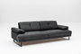 Atelier Del Sofa Mustang Sofá cama de 3 plazas Antracita